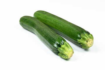 zucchini isolated on white background