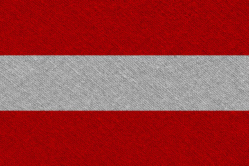 austria fabric flag