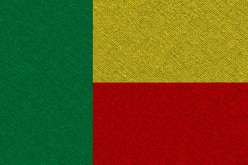 Benin fabric flag
