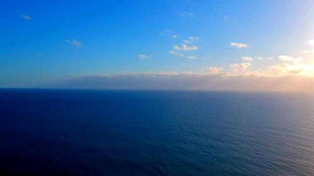 aerial view of the sea of ​​cotillo Spain