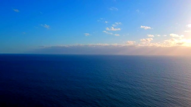 aerial view of the sea of cotillo