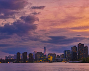 Fototapeta premium New York Sunset