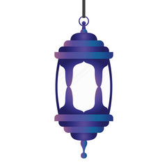 ramadan kareem lantern hanging icon