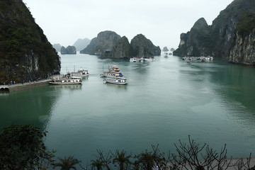 Halong Bay Quang Ninh Vietnam is one of 7 wonders of the world