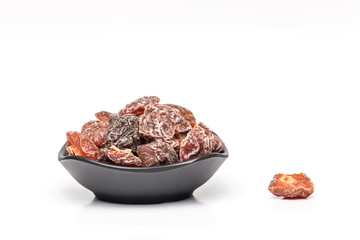 A variety of dried fruits