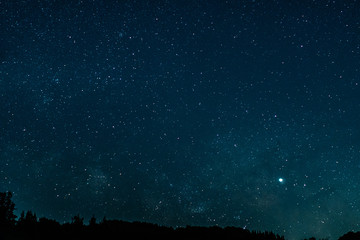 満点の星空と天の川」