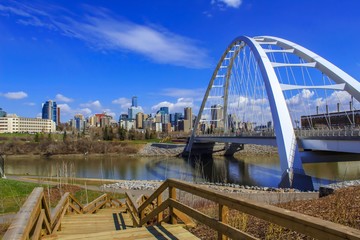 Vibrant Edmonton River Valley