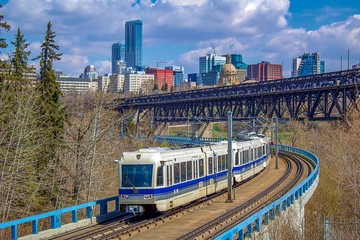 Train Crossing The Track
