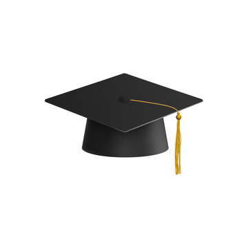 Vector graduation cap tassel symbol of education