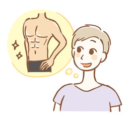 理想の体型　男性