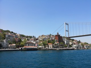Istanbul Bosporus und Brücke