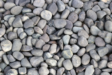 Pattern of round pebble stone.
