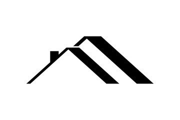 roof of house, logo, vector illustration