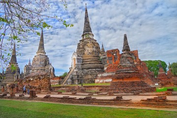 Fototapeta na wymiar Ayutthaya was formerly the capital of Thailand.