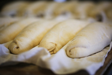 Fototapeta na wymiar Bread Dough, Pastry, Patisserie and Bakery