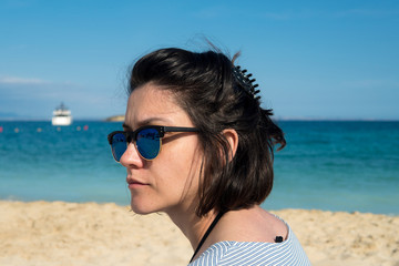 Young woman in Mallorca, Spain