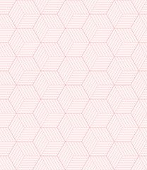 Summer background pattern geometric abstract design pink colors seamless vector.
