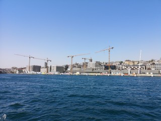 Naklejka premium Istanbul Bosporus Altstadt und Sehenswürdigkeiten