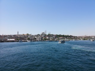 Obraz premium Istanbul Bosporus Altstadt und Sehenswürdigkeiten