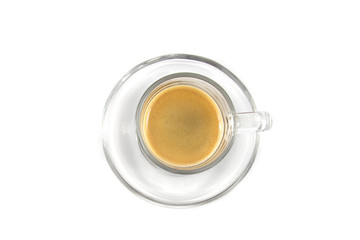 Espressotasse von oben