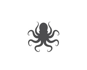 Fototapeta premium Octopus logo ilustration vector