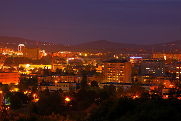 Fototapeta na wymiar Cityscape at night