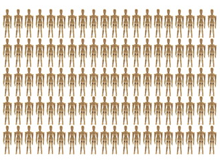 １００体のデッサン人形