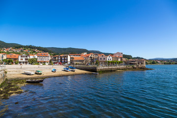Fototapeta na wymiar Combarro, Spain. Boat Pier
