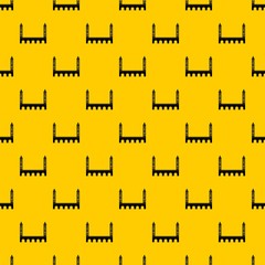 Bridge pattern seamless vector repeat geometric yellow for any design