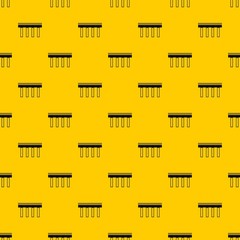 Bridge pattern seamless vector repeat geometric yellow for any design