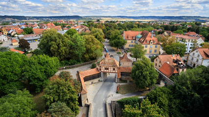 Fototapeta na wymiar Rothenburg ob der tauber, germania