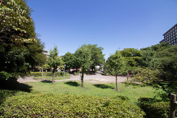 東京の下町にあるどこか風情のある公園