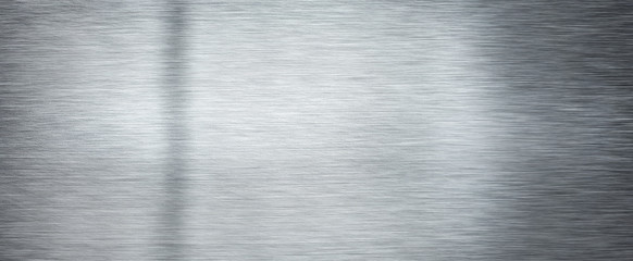 Brushed steel plate background texture horizontal
