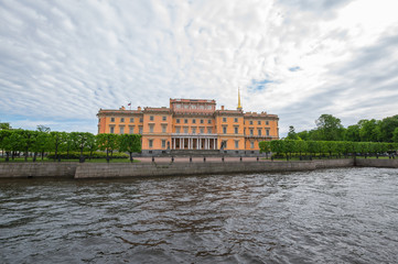 Mikhailovsky Castle in Saint-Petersburg