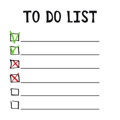 To do list.