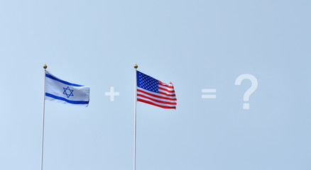 The flag of Israel and America is a symbol of friendship between the two countries. Israel and America, friendship or not, and what will come of it
