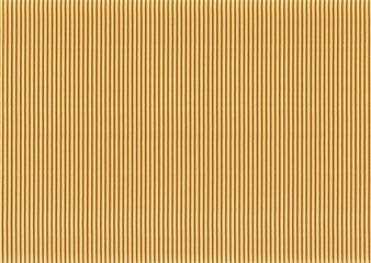 Corrugated colored cardboard yellow vintage color. Textural paper cardboard background for design