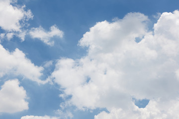 Cloudscape with blue sky