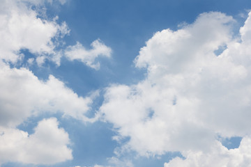 Cloudscape with blue sky