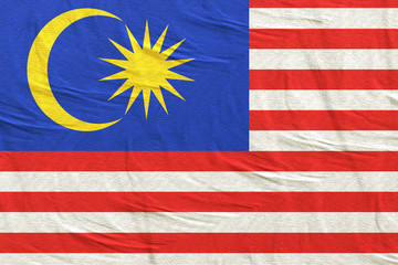 3d rendering of Malaysia flag