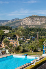  Swimming pool in Sant'Agnello near Sorrento on the Amalfi Coast  Italy