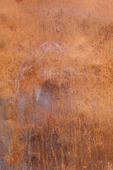 Old Weathered Corrugated Rusty Metal Texture