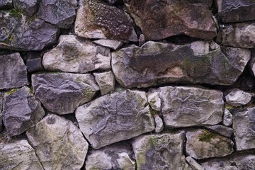 old colorful wall background textured in the street