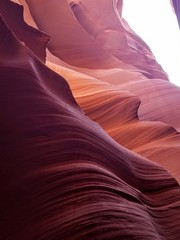 Exploring beautiful Antelope Canyon in Arizona USA