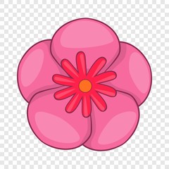 Rose of Sharon korean flower icon. Cartoon illustration of flower vector icon for web design