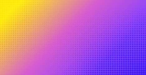 Vector gradient halftone abstract background. Template for banner, flyer design