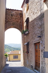 Ancienta gate of Vicchio, Tuscany, Italy