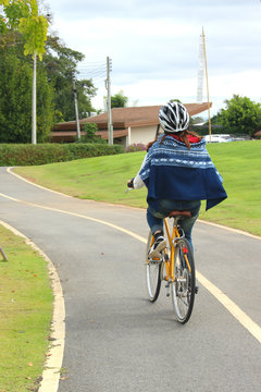 girl on bike