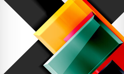 Colorful square and rectangle blocks background