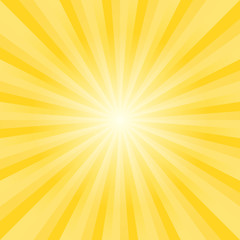 Obraz premium Abstract soft bright Yellow rays background. Vector